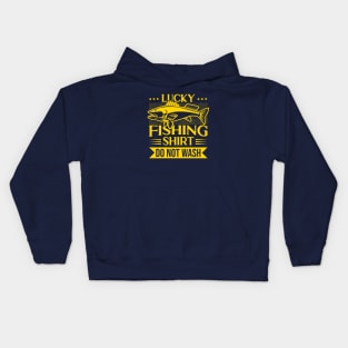 Lucky Fishing Do Not Wash Kids Hoodie